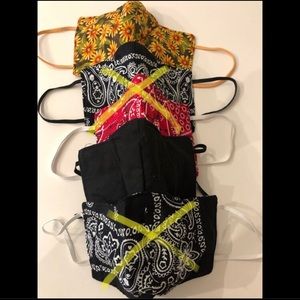 2 FOR 15 Face mask with filters Sunflower/Black